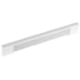 Richelieu 7-9/16 Inch Center to Center Rectangular Cabinet Pull White